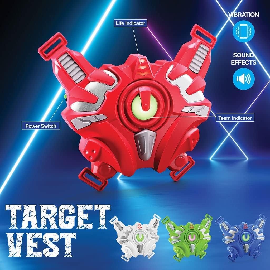 imagePlay22 Laser Tag Sets Gun Vest  Laser Tag Gun Toys for Indoor Outdoor  Set of 4 Vests 4