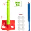 imagePlay22 T Ball Set for Toddlers  Tball Set for Kids 35 8 Large Balls 23quot Batting Tee  Kids Baseball Bat Tee  Wiffle Ball Toddler Outdoor Toys Play Equipment Gifts for 4 Year Old Boys and Girls