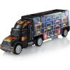 imagePlay22 Semi Truck Toys for Boys Ages 35  17 in 1 Kids Toys Truck Transport Car Carrier with 6 Cars 11 Accessories Birthday Gifts Toys for 3 Year Old Boys Toddler Boy Toys