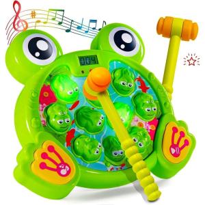 imagePlay22 Toys for 2 3 4 5 Year Old  Toddler Toys Age 24 Whack A Frog Game Baby Toy Gifts for Early Developmental Learning Birthday Gift for Toddler Boy Toys