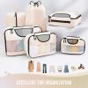 image6 Set Packing Cubes for Suitcases Travel Organizer Bags for Carry on Luggage Veken Suitcase Organizer Bags Set for Travel Essentials Travel Accessories in 4 SizesExtra Large Large Medium Small05Cream