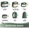 image6 Set Packing Cubes for Suitcases Travel Organizer Bags for Carry on Luggage Veken Suitcase Organizer Bags Set for Travel Essentials Travel Accessories in 4 SizesExtra Large Large Medium Small11Olive Green