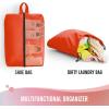 image6 Set Packing Cubes for Suitcases Travel Organizer Bags for Carry on Luggage Veken Suitcase Organizer Bags Set for Travel Essentials Travel Accessories in 4 SizesExtra Large Large Medium Small08Orange