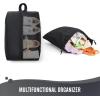 image6 Set Packing Cubes for Suitcases Travel Organizer Bags for Carry on Luggage Veken Suitcase Organizer Bags Set for Travel Essentials Travel Accessories in 4 SizesExtra Large Large Medium Small06Jet Black