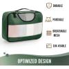 image6 Set Packing Cubes for Suitcases Travel Organizer Bags for Carry on Luggage Veken Suitcase Organizer Bags Set for Travel Essentials Travel Accessories in 4 SizesExtra Large Large Medium Small11Olive Green
