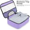 image6 Set Packing Cubes for Suitcases Travel Organizer Bags for Carry on Luggage Veken Suitcase Organizer Bags Set for Travel Essentials Travel Accessories in 4 SizesExtra Large Large Medium Small04Purple