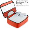 image6 Set Packing Cubes for Suitcases Travel Organizer Bags for Carry on Luggage Veken Suitcase Organizer Bags Set for Travel Essentials Travel Accessories in 4 SizesExtra Large Large Medium Small08Orange