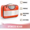 image6 Set Packing Cubes for Suitcases Travel Organizer Bags for Carry on Luggage Veken Suitcase Organizer Bags Set for Travel Essentials Travel Accessories in 4 SizesExtra Large Large Medium Small08Orange