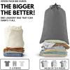 image6 Set Packing Cubes for Suitcases Travel Organizer Bags for Carry on Luggage Veken Suitcase Organizer Bags Set for Travel Essentials Travel Accessories in 4 SizesExtra Large Large Medium Small07Gray