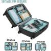 imageVeken 8 Set Packing Cubes for Suitcases Travel Bag Organizers for Carry on Luggage Suitcase Organizer Bags Set for Travel Essentials Travel Accessories in 4 SizesExtra Large Large Medium Small10Dusty Blue