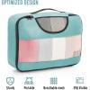 imageVeken 8 Set Packing Cubes for Suitcases Travel Bag Organizers for Carry on Luggage Suitcase Organizer Bags Set for Travel Essentials Travel Accessories in 4 SizesExtra Large Large Medium Small10Dusty Blue