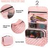 imageVeken 8 Set Packing Cubes for Suitcases Travel Bag Organizers for Carry on Luggage Suitcase Organizer Bags Set for Travel Essentials Travel Accessories in 4 SizesExtra Large Large Medium Small18Pinkwhite Striped