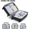 imageVeken 8 Set Packing Cubes for Suitcases Travel Bag Organizers for Carry on Luggage Suitcase Organizer Bags Set for Travel Essentials Travel Accessories in 4 SizesExtra Large Large Medium Small19White Marble