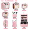 imageVeken 8 Set Packing Cubes for Suitcases Travel Bag Organizers for Carry on Luggage Suitcase Organizer Bags Set for Travel Essentials Travel Accessories in 4 SizesExtra Large Large Medium Small04Pink