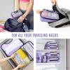 imageVeken 8 Set Packing Cubes for Suitcases Travel Bag Organizers for Carry on Luggage Suitcase Organizer Bags Set for Travel Essentials Travel Accessories in 4 SizesExtra Large Large Medium Small05Light Purple