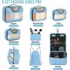 imageVeken 8 Set Packing Cubes for Suitcases Travel Bag Organizers for Carry on Luggage Suitcase Organizer Bags Set for Travel Essentials Travel Accessories in 4 SizesExtra Large Large Medium Small14Light Blue