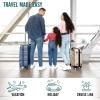 imageVeken 8 Set Packing Cubes for Suitcases Travel Bag Organizers for Carry on Luggage Suitcase Organizer Bags Set for Travel Essentials Travel Accessories in 4 SizesExtra Large Large Medium Small09Dark Teal