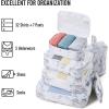 imageVeken 8 Set Packing Cubes for Suitcases Travel Bag Organizers for Carry on Luggage Suitcase Organizer Bags Set for Travel Essentials Travel Accessories in 4 SizesExtra Large Large Medium Small19White Marble