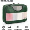 imageVeken 8 Set Packing Cubes for Suitcases Travel Bag Organizers for Carry on Luggage Suitcase Organizer Bags Set for Travel Essentials Travel Accessories in 4 SizesExtra Large Large Medium Small11Dark Green