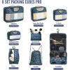 imageVeken 8 Set Packing Cubes for Suitcases Travel Bag Organizers for Carry on Luggage Suitcase Organizer Bags Set for Travel Essentials Travel Accessories in 4 SizesExtra Large Large Medium Small07Blue Floral