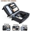imageVeken 8 Set Packing Cubes for Suitcases Travel Bag Organizers for Carry on Luggage Suitcase Organizer Bags Set for Travel Essentials Travel Accessories in 4 SizesExtra Large Large Medium Small01Black
