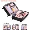 imageVeken 8 Set Packing Cubes for Suitcases Travel Bag Organizers for Carry on Luggage Suitcase Organizer Bags Set for Travel Essentials Travel Accessories in 4 SizesExtra Large Large Medium Small18Pinkwhite Striped