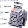 imageVeken 8 Set Packing Cubes for Suitcases Travel Bag Organizers for Carry on Luggage Suitcase Organizer Bags Set for Travel Essentials Travel Accessories in 4 SizesExtra Large Large Medium Small06Dusty Purple