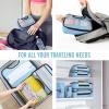 imageVeken 8 Set Packing Cubes for Suitcases Travel Bag Organizers for Carry on Luggage Suitcase Organizer Bags Set for Travel Essentials Travel Accessories in 4 SizesExtra Large Large Medium Small14Light Blue