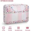 imageVeken 8 Set Packing Cubes for Suitcases Travel Bag Organizers for Carry on Luggage Suitcase Organizer Bags Set for Travel Essentials Travel Accessories in 4 SizesExtra Large Large Medium Small17Colorful Floral