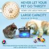 imageVeken 95oz28L Pet Fountain Automatic Cat Water Fountain Dog Water Dispenser with Replacement Filters for Cats Dogs Multiple Pets Space Black PlasticSpace Black