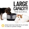 imageVeken Cat Water Fountain with Detachable Tank Easy to Clean ampamp Assemble 84oz25L Automatic Pet Drinking Dispenser with Quiet Operation Appealing to Cats Small Pets and Dog BlackBlack