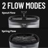 imageVeken Cat Water Fountain with Detachable Tank Easy to Clean ampamp Assemble 84oz25L Automatic Pet Drinking Dispenser with Quiet Operation Appealing to Cats Small Pets and Dog BlackBlack