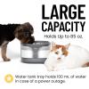 imageVeken Cat Water Fountain with Detachable Tank Easy to Clean ampamp Assemble 84oz25L Automatic Pet Drinking Dispenser with Quiet Operation Appealing to Cats Small Pets and Dog BlackGrey