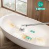 imageVeken Electric Spin Scrubber Shower Scrubber with Long Handle and 9 Replaceable Brush Heads IPX8 Waterproof Bathroom Scrubber with 2 Speeds Electric Cleaning Brush for Tub Sink Glass TileWhite