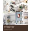 imageVeken Stainless Steel Shower Caddy 6Pack Adhesive Rustproof Shelves Rack with Soap Holder Large Capacity Bathroom Organizers and Storage No Drilling WallMounted Kitchen ampamp Home Decor Bath DecorE Gray