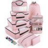 18-Pink-white Striped