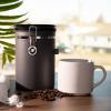 imageVeken Coffee Canister 39OZ Large Airtight Stainless Steel Food Storage Container for 22lbs Coffee Beans Ground Sugar Tea Flour Rice Cereal Cookies Jars Bar Accessories ampamp Gifts Cream1Gray