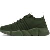 imageGSLMOLN Mens Womens Fashion Sneakers Unisex Slip on UltraSock Knit Soft Sole Breathable Lightweight Casual Walking ShoesArmyGreen