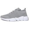 imageGSLMOLN Mens Womens Fashion Sneakers Unisex Slip on UltraSock Knit Soft Sole Breathable Lightweight Casual Walking ShoesGrey