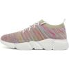 imageGSLMOLN Mens Womens Fashion Sneakers Unisex Slip on UltraSock Knit Soft Sole Breathable Lightweight Casual Walking ShoesMulticolour