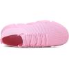 imageGSLMOLN Mens Womens Fashion Sneakers Unisex Slip on UltraSock Knit Soft Sole Breathable Lightweight Casual Walking ShoesPink