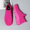imageGSLMOLN Mens Womens Fashion Sneakers Unisex Slip on UltraSock Knit Soft Sole Breathable Lightweight Casual Walking ShoesRose