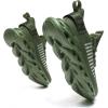 imageGSLMOLN Womens Walking Shoes Mesh Non Slip Gym Sports Casual Fashion SneakersArmyGreen2