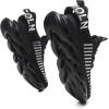 imageGSLMOLN Womens Walking Shoes Mesh Non Slip Gym Sports Casual Fashion SneakersBlack2