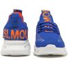 imageGSLMOLN Womens Walking Shoes Mesh Non Slip Gym Sports Casual Fashion SneakersBlueOrange