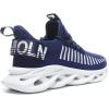 imageGSLMOLN Womens Walking Shoes Mesh Non Slip Gym Sports Casual Fashion SneakersBluea