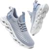 imageGSLMOLN Womens Walking Shoes Mesh Non Slip Gym Sports Casual Fashion SneakersBlueb