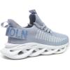 imageGSLMOLN Womens Walking Shoes Mesh Non Slip Gym Sports Casual Fashion SneakersBlueb