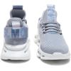 imageGSLMOLN Womens Walking Shoes Mesh Non Slip Gym Sports Casual Fashion SneakersBlueb