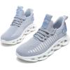 imageGSLMOLN Womens Walking Shoes Mesh Non Slip Gym Sports Casual Fashion SneakersBlueb